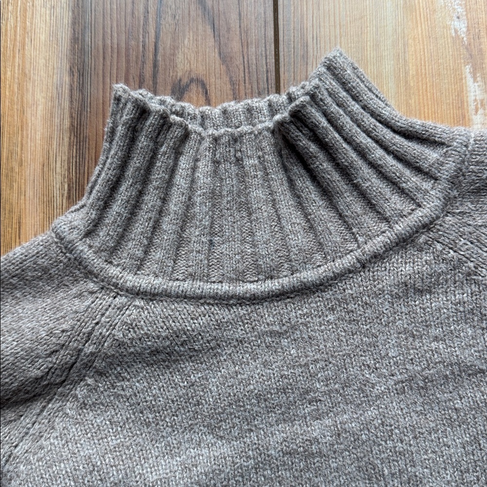 Vintage GAP Mock Neck Sweater XS Cropped Knit Cotton Blend Cozy - Picture 5 of 6